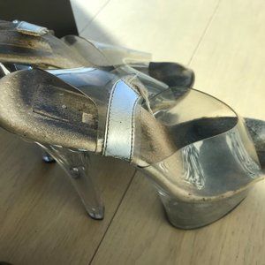 see through heels